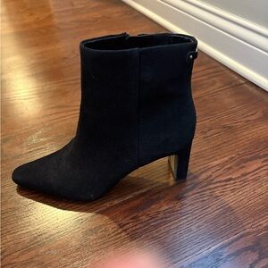 Sam Edelman Black Suede Ankle Booties